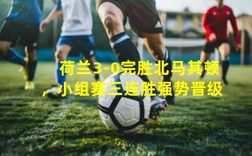 荷兰3-0完胜北马其顿，小组赛三连胜强势晋级